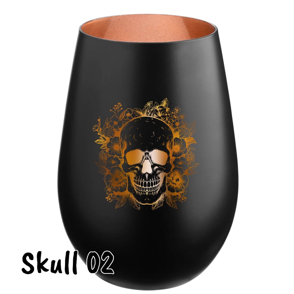Erleuchte deine Nacht mit Style: Stölzle Lausitz Gläser mit Totenkopf-Motiv