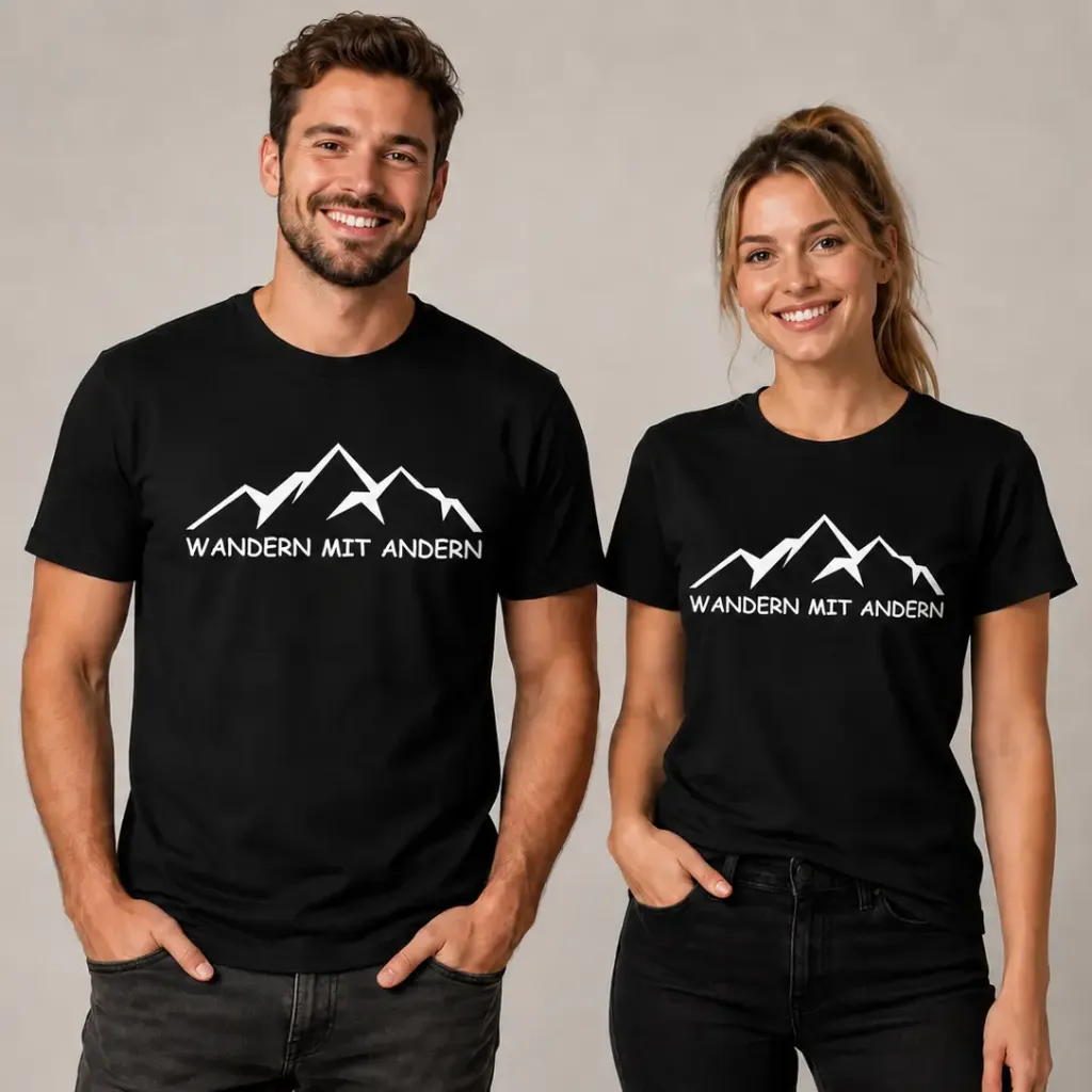 Gemeinsam unterwegs: T-Shirt "Wandern mit Andern" - HansArbeit (XS)
