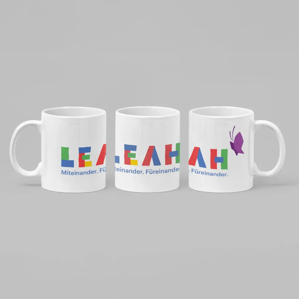 [LEAH-001] Tasse LEAH – Gemeinsam stark für Kinder