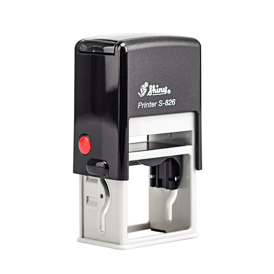 Rechteckiger Automatikstempel Shiny BP-843, eco-line 47 x 18 mm