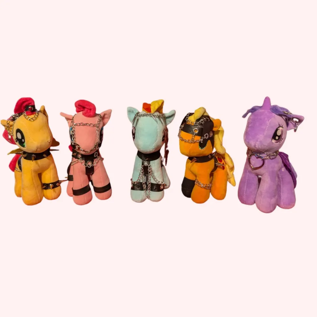 Bondage Plush Pony (Blau)
