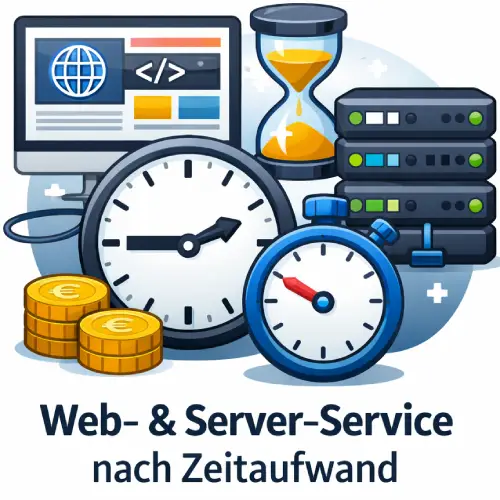 Web- & Server-Service nach Zeitaufwand