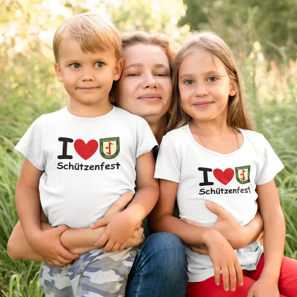Kinder T-Shirt "I Love Schützenfest" Brochthausen – Perfekt für kleine Schützenfest-Fans (3-4 (98-104))