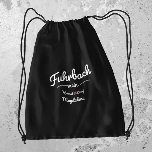 BagBase Premium Gymsac – “Fuhrbach mein Heimatdorf” 
