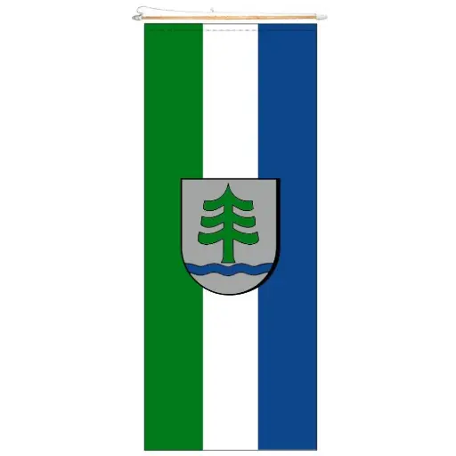 [Bau300-FU] Bannerfahne "Fuhrbach" 120x300 cm mit Hohlsaum